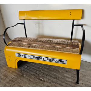 Banco de Tractor de Reproducción, Mueble de Madera Estilo Industrial Vintage, Asientos para Tractor Antiguo, Venta al por Mayor, Proveedor de Exportación - Product Image 2