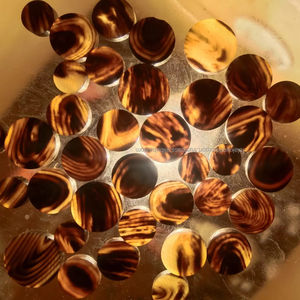 Botones de cuerno de búfalo hechos a mano estilo vástago cuerno Real Natural traje de ágata personalizable Sheeri suministros promocionales para fiestas de FWE - Product Image 6