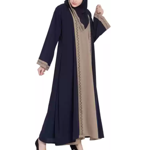 <b>New</b> Style Ladies <b>Abaya</b> Professional Moroccan Jilbab Qatari Breathable Muslim Turkish Long Sleeve Namaz Abayas <b>Borka</b> Burka - Product Image 2