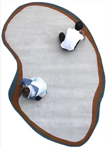 Alfombra de Lana Hecha a Mano de Primera Calidad, Diseño Tradicional Rojo, Pelo Suave, Alfombra para Sala de Estar, Acabado Duradero y Lujoso - Product Image 4