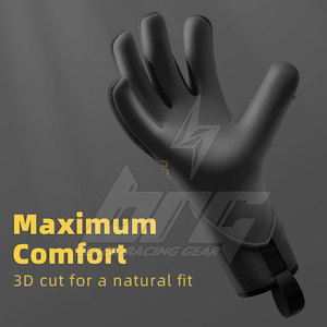 Professional Football Goalkeeper <b>Gloves</b> Customized High <b>Grip</b> Latex Palm Custom Finger Guard Breathable Match Training OEM - Product Image 4