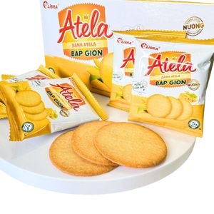 Craquelins de maïs naturels frais et originaux, directement de l'usine, 342g, biscuits croustillants ronds, boîte de collation, échantillons gratuits - Product Image 6