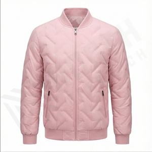 Men Lettering Baseball Jacket Windbreaker Bomber Jacket Casual Wear Varsity Jacket s Puffer Duck <b>Down</b> <b>Feather</b> - Product Image 2