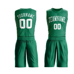 Ensemble de maillots de basket-ball respirants en polyester de haute qualité, personnalisés, à séchage rapide, pour l'hiver, avec shorts, uniforme scolaire - Product Image 4