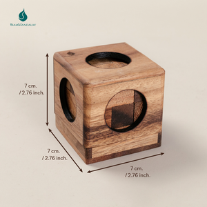 Cube Puzzle : 3D Wooden Soma Cube Puzzle Magnetic Brain Teaser Sustainable Kids Adults Play Block for Eco-Conscious Generation - Product Image 3