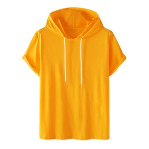 Sudaderas con Capucha de Manga Corta OEM ODM, Sudadera con Capucha de Algodón con Logotipo Personalizado, Sudadera Ligera Informal para Hombre y Mujer, Suministro al por Mayor - Product Image 2
