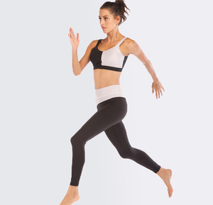 Custom 2 Piece Solid Yoga Sports Bra Crop Top <b>Jacket</b> Leggings Set Sexy <b>Workout</b> Women Spandex Gym Fitness Four-Way Stretch - Product Image 3