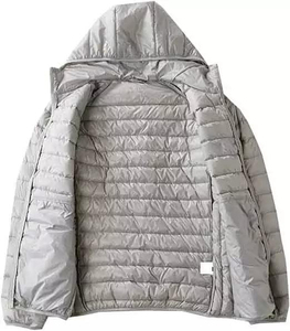 Custom Logo OEM Printed High Quality Casual Zipper Soft Shell Waterproof Windproof Breathable Winter Puffer <b>Jacket</b> for <b>Men</b> - Product Image 2