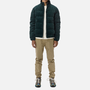 OEM High Quality Custom Logo Fashion Corduroy Outdoor Winter <b>Padded</b> Bubble Men Cropped Puffer <b>Jacket</b> - Product Image 3