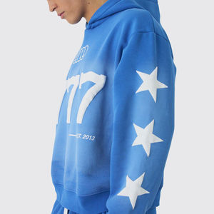 Can Be Customized Street Wear High Quality Clothing Jogging Flare Pants Puff Printing <b>Tech</b> Fleece Tracksuit for Men - Product Image 3