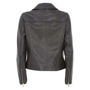 2026 Double Zipper High Quality Black Women's <b>Mandarin</b> <b>Collar</b> Embroidered Breathable Quick Dry Polyester <b>Jacket</b> Wholesale - Product Image 2