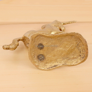 Figura de Caballo de Latón Antiguo Kartique, Estatua de Animal Tradicional para Decoración del Hogar y Regalo, Personalizable - Product Image 4