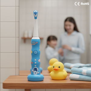 <span class=keywords><strong>Brosse</strong></span> à dents sonique pour enfants de 6 à 12 ans, en silicone TPE, pour une haleine fraîche, longue autonomie, adaptée aux tout-petits - Product Image 1