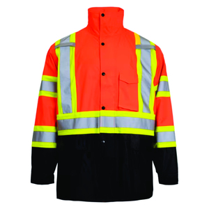 Chaqueta de Seguridad Reflectante de Alta Visibilidad para Equipos de Emergencia, Servicios en Carretera, Trabajos de Construcción y Seguridad al Aire Libre - Product Image 1