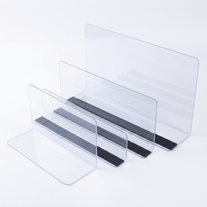 ตัวแบ่งชั้นวางของพลาสติก PVC คุณภาพสูง ปรับได้ สำหรับจัดแสดงสินค้าในร้านค้า  ผู้ผลิตขายส่ง - Product Image 2