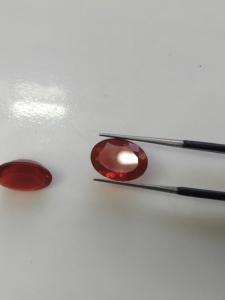 Opale de feu naturelle 14x10MM, taille ovale, meilleure qualité, pierre précieuse naturelle pour la fabrication de bijoux - Product Image 5