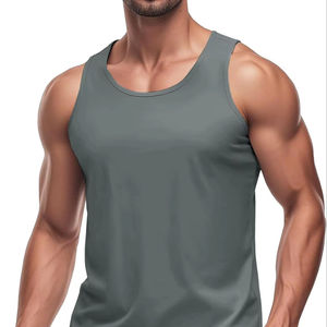 Débardeur pour homme à séchage rapide, idéal pour l'entraînement estival, la natation, la plage et la musculation - Product Image 1
