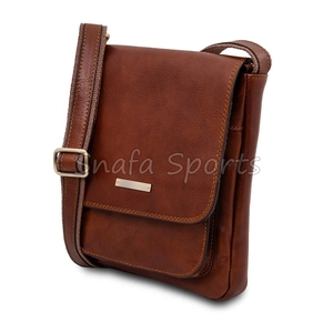 Sac à bandoulière vintage en cuir véritable pour homme et femme, usage quotidien, affaires, décontracté, mode, durable, haute qualité - Product Image 3