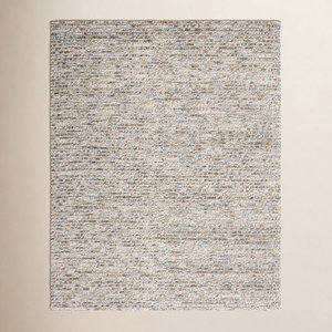 Alfombra de Lana Gruesa de Alta Calidad - Gris y Beige con Diseño Mélange, Absorbente y Lavable para el Hogar - Product Image 4