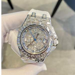 Reloj de Diamantes Cultivados en Laboratorio de Alta Calidad a Precio de Fábrica, Reloj con Diamantes Cultivados en Laboratorio DEF - Product Image 1