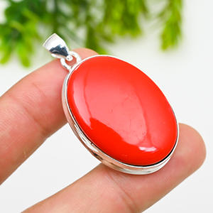 Collar de Plata 925 con Coral Rojo - Diseño de Lujo - Product Image 2