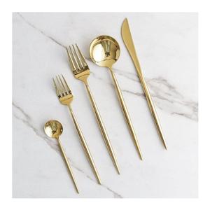 Juego de cubiertos con acabado mate y pulido, diseño moderno, para usar en bodas, hoteles, restaurantes, fiestas en casa. - Product Image 4