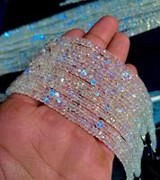 Perles de pierre de lune arc-en-ciel naturelles à facettes pour la fabrication de bijoux, irisées transparentes, certifiées par un tiers, vente en gros du Rajasthan