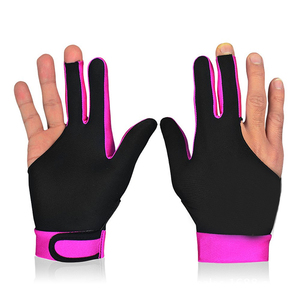 Guantes de Snooker de 3 Dedos de Nailon Transpirable de Venta Caliente, Ajustables en la Muñeca, de Secado Rápido, Ideales para Venta en Línea - Product Image 3
