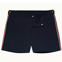 Shorts de bain pour hommes 2026, vente en gros, séchage rapide, couleur unie, imprimé personnalisé, respirant, coupe-vent, taille mi-haute, service OEM, 100% polyester