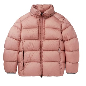 High Quality Eco-Friendly Breathable Outdoor Canvas <b>Long</b> Sleeve Stand Collar Front Logo Filled <b>Men's</b> Puffer <b>Jacket</b> Reasonable - Product Image 3