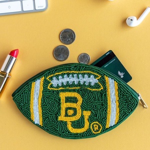 Nuevo Monedero de Cuentas con Diseño de Estadio de Fútbol, Cartera Deportiva Hecha a Mano con Cremallera, Mini Bolsa para Aficionados, Ideal para Regalos del Día del Partido 2026 - Product Image 3