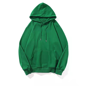 Sudadera con Capucha Extra Grande Blanca para Mujer, Color Sólido, 100% Algodón Tejido, Manga Larga, con Bolsillos, para Otoño - Product Image 5