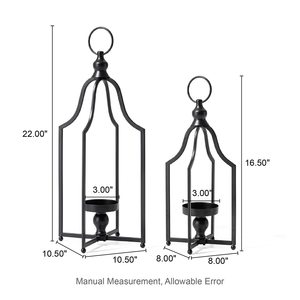 Modern Metal Candle <b>Lantern</b> Hanging Iron <b>Lantern</b> Holder for Home Wedding Decor - Product Image 6