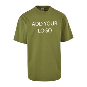 Marque privée personnalisée 100% coton biologique unisexe Slim Fit T-shirts en coton respirant 200 grammes tissu été T-shirts pour hommes - Product Image 1