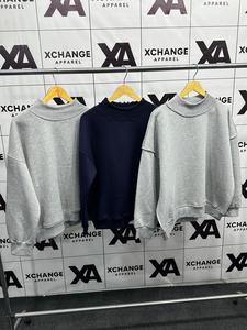 Sweat-shirt surdimensionné à col montant personnalisé pour femme, imprimé lettres, manches longues - Product Image 2