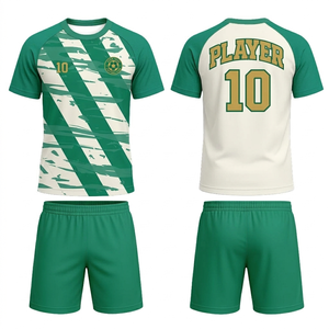 Camisetas de Fútbol Transpirables de Alta Calidad OEM, Sublimadas, de Manga Corta, de Secado Rápido, para Entrenamiento - Product Image 1