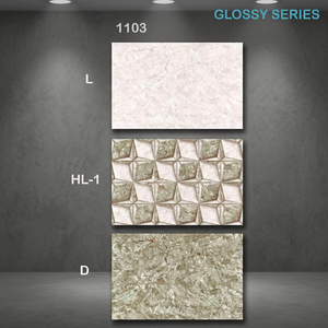 Azulejos de Pared de Cerámica Esmaltada Brillante con Diseño 3D de Piedra para Baños de Villas y Apartamentos, 200x300mm, Vistaar - Product Image 2
