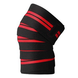 Genouillère unisexe en néoprène respirant avec compression et soutien, protection toutes saisons, fermeture auto-agrippante - Product Image 5