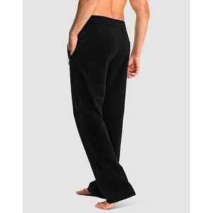 Pantalon de jogging décontracté pour homme en coton gris léger et respirant, avec taille élastique et cordon de serrage, poches latérales, idéal pour l'automne - Product Image 3