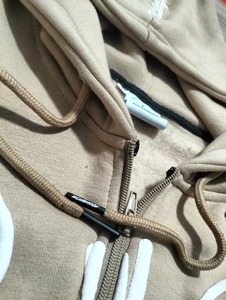 Sweat-shirt à capuche zippé pour homme en coton épais, style streetwear, avec impression en relief motif araignée, coupe oversize, vente en gros directe fabricant - Product Image 5