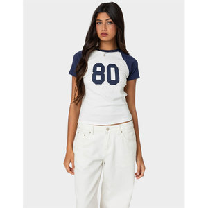 Maillot de football américain blanc et bleu le plus vendu, personnalisable avec logo, nom d'équipe, numéro de joueur, tailles XS-7XL, OEM, coupe courte - Product Image 5