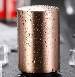 Tasses à bière en verre et métal personnalisées en acier inoxydable de haute qualité, empilables, à paroi simple, pour bar - Product Image 6