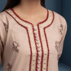 High Embroidered Women Shalwar Kameez Branded Style Women Shalwar Kameez Dupatta Set Wholesale - Product Image 4