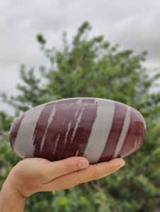 Narmadeshwar Shivalingam para Dios religioso Piedra de meditación sagrada Narmadeshwar Shivalinga Piedra de cristal de Shiva grande más vendida - Product Image 3