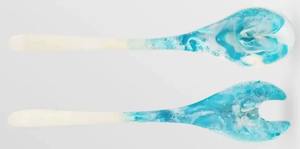 Cuillère de service en résine artisanale de luxe TCE, vaisselle décorative haut de gamme, personnalisable, cadeau pour la maison, la salle à manger, l'hôtel, le café, le restaurant - Product Image 2