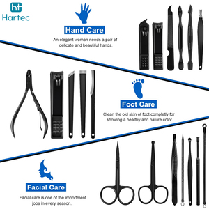 Wholesale Best Product Professional Stainless Steel Manicure and Pedicure Set Custom Engraved Logo Pedicure Razor Foot Care Kit - Product Image 5
