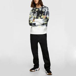 Venta Directa de Fábrica, Sudadera Unisex de Forro Polar 100% Algodón Ecológico, Informal de Invierno, Bordado 3D Personalizado, Precio Bajo, Tie Dye - Product Image 1