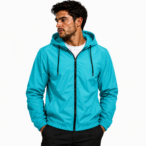 Outdoor Windproof Waterproof Men's <b>Hooded</b> <b>Jacket</b> Custom Design Unisex <b>Hooded</b> <b>Rain</b> <b>Jacket</b> Men and Women - Product Image 6