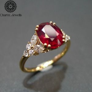 Anillo de Compromiso de Moissanita Chapado en Oro de 18K para Mujer Charm Jewels, Corte Cojín, Engaste de Garras, Diseño Floral, Gema Romántica IGI - Product Image 5