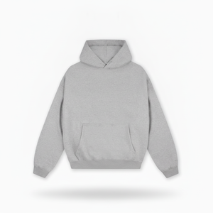 <b>Men's</b> Casual Long Sleeve Pullover Hoodie Heather <b>Grey</b> Comfortable Daily Outdoor Wear Hooded Collar Solid Fashionable Winter Styl - Product Image 2